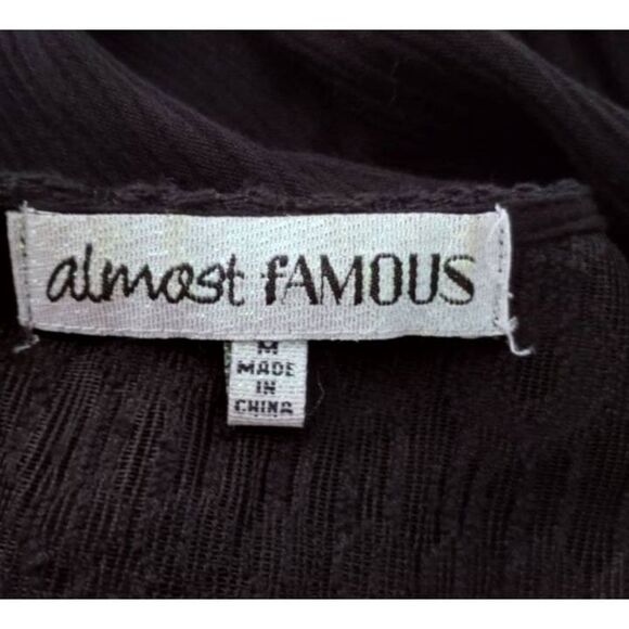 ALMOST FAMOUS BLACK DRESS SZ.M EUC. - Picture 6 of 8